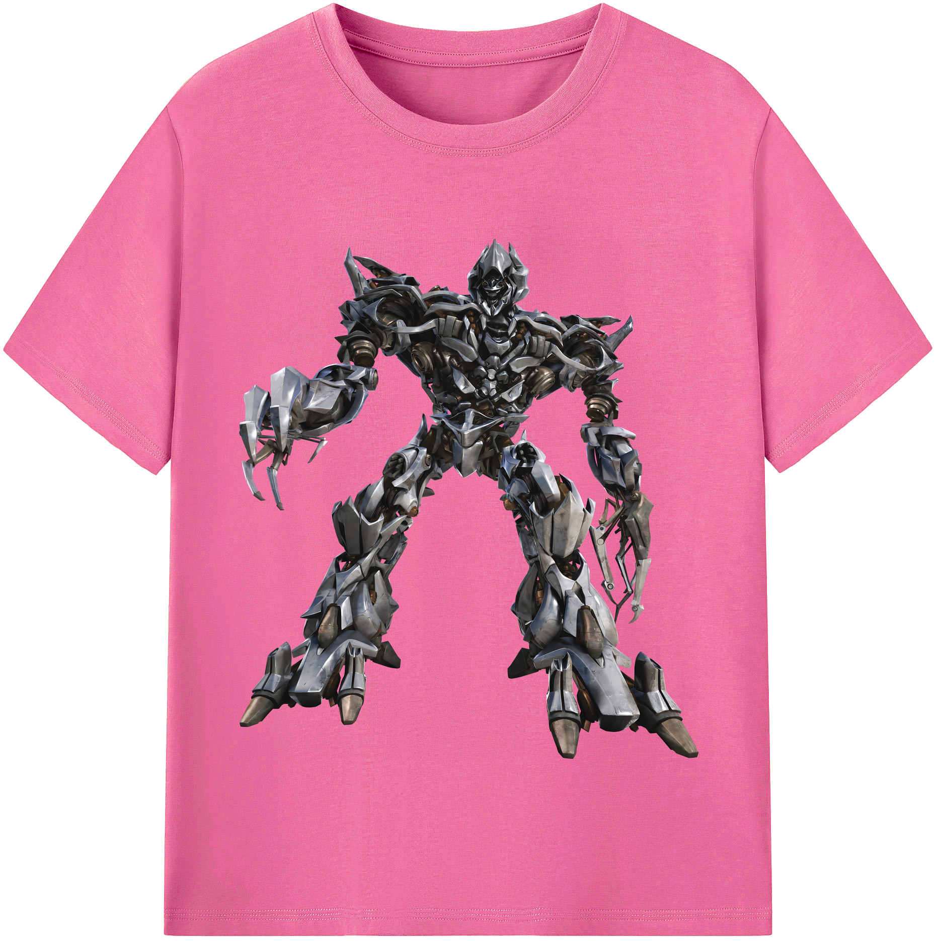 （画像用） Transformers トランスフォーマー レディースカジュアルプリントTシャツ（綿100％）